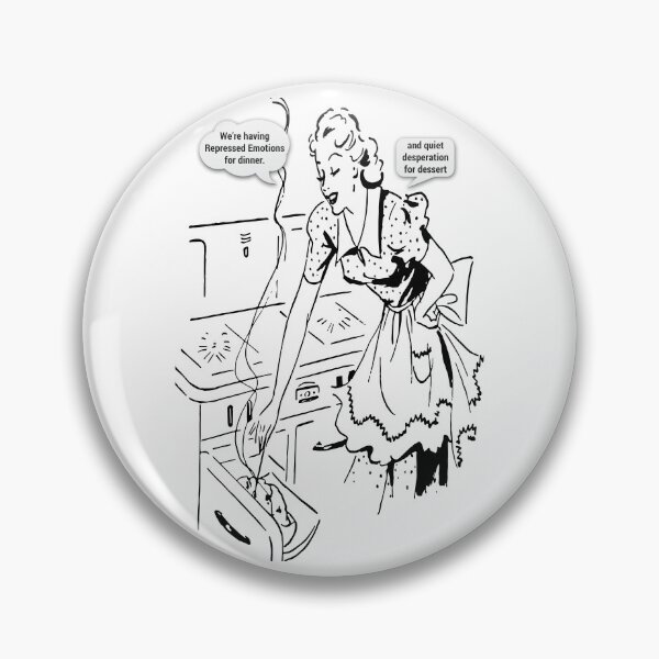Item preview, 1950s Style Sassy Housewife Illustration  designed and sold by xposedbydesign.