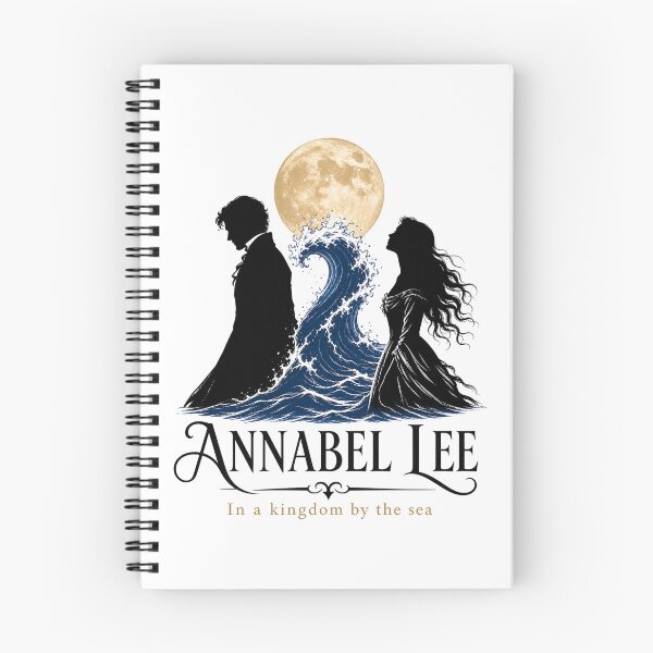 Item preview, Annabel Lee Kingdom By The Sea Edgar Allan Poe Poem Design designed and sold by Fenay Designs.