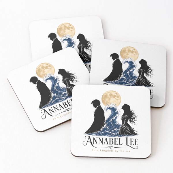Item preview, Annabel Lee Kingdom By The Sea Edgar Allan Poe Poem Design designed and sold by Fenay Designs.