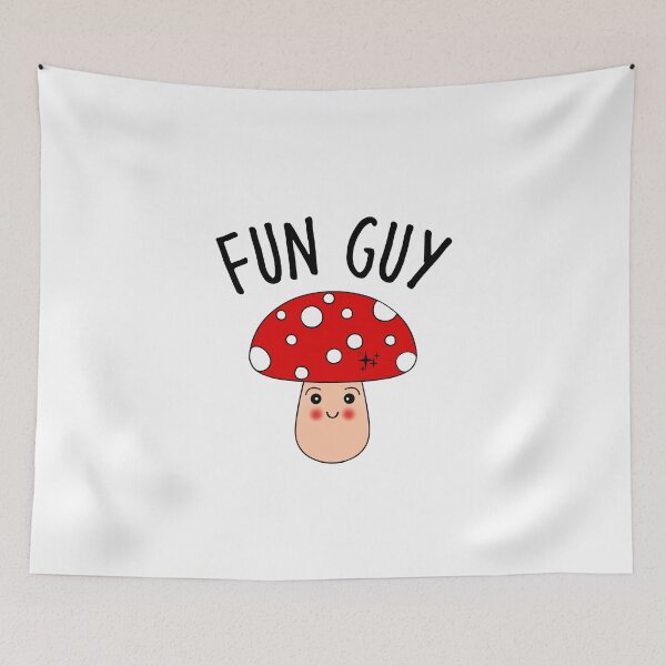 Item preview, Fun Guy Cute Mushroom Pun designed and sold by Sartoris Art.