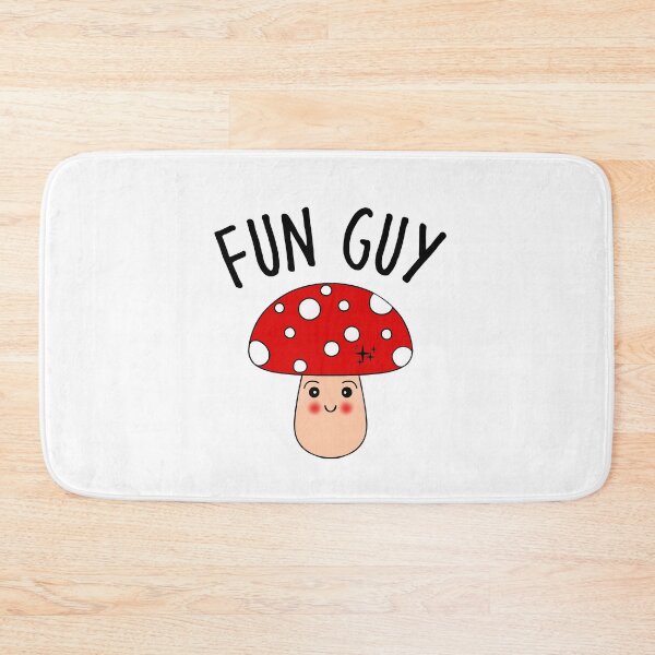 Item preview, Fun Guy Cute Mushroom Pun designed and sold by Sartoris Art.