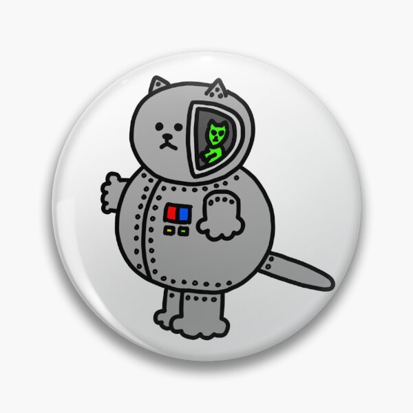 Item preview, Robot Cat and alien cat driver designed and sold by superbaechoo.
