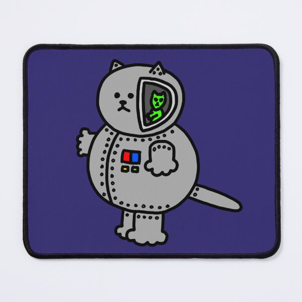 Item preview, Robot Cat and alien cat driver designed and sold by superbaechoo.