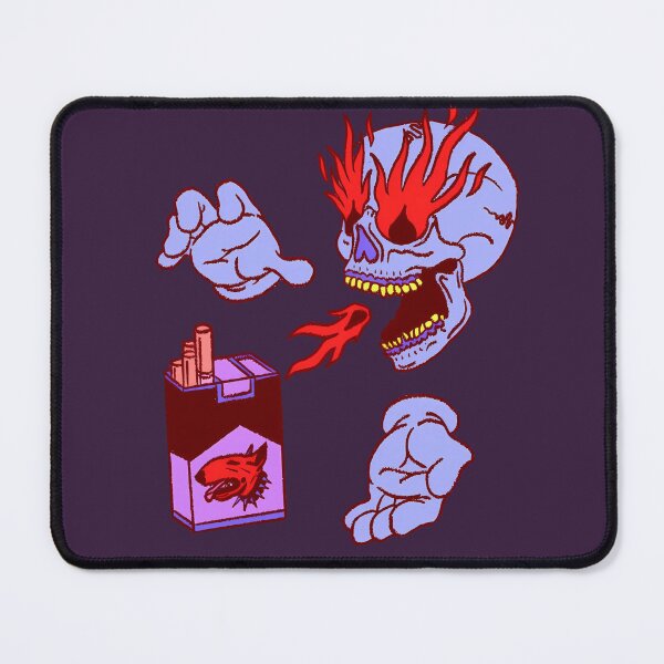Item preview, Flaming Skull Cigarette Pack designed and sold by Gondamontari.