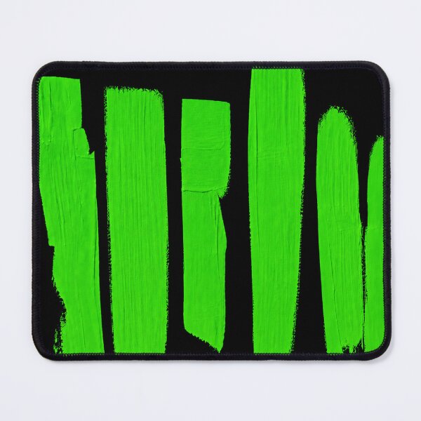 Item preview, Green Pulse Abstract – Modern Graphic Brushstrokes on Black designed and sold by Giovanna2026.
