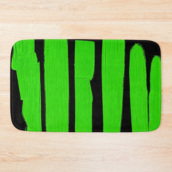 Item preview, Green Pulse Abstract – Modern Graphic Brushstrokes on Black designed and sold by Giovanna2026.