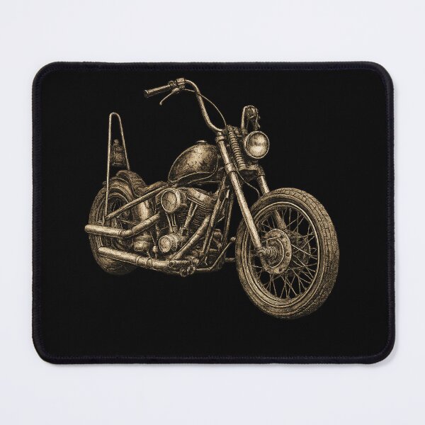 Item preview, Vintage Chopper Motorcycle designed and sold by ubeyeart.
