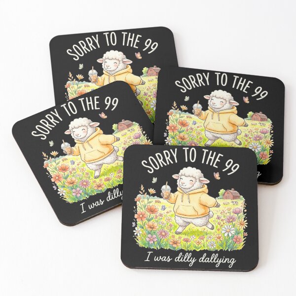 Item preview, Sorry to the 99 I Was Dilly Dallying – Funny Christian Sheep Parable Humor Design designed and sold by bilal sibgui.