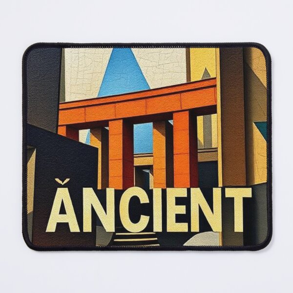 Item preview, An abstract architectural design with the word "ANCIENT" in the foreground. designed and sold by RAISC.
