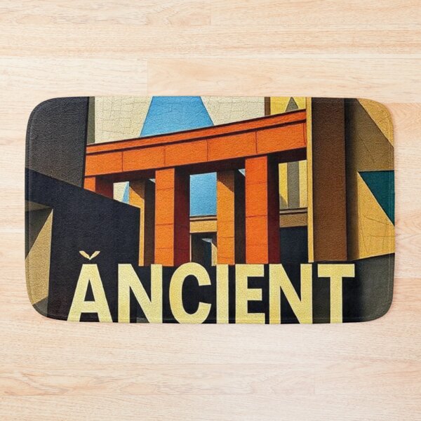 Item preview, An abstract architectural design with the word "ANCIENT" in the foreground. designed and sold by RAISC.