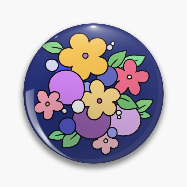 Item preview, Colorful Flowers and Circles Bouquet designed and sold by ubborn.