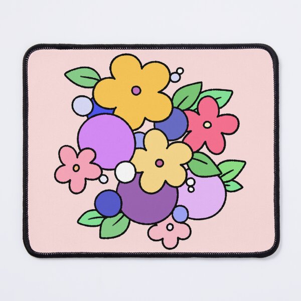 Item preview, Colorful Flowers and Circles Bouquet designed and sold by ubborn.