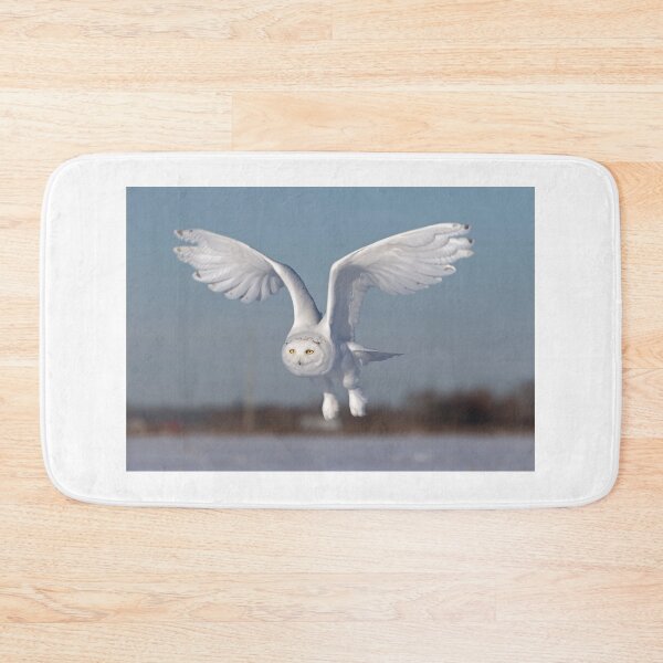 Item preview, Snowy owl in flight designed and sold by James Cumming.