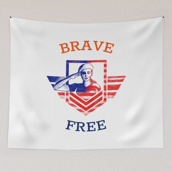 Item preview, BRAVE FREE designed and sold by SudeeshArt.