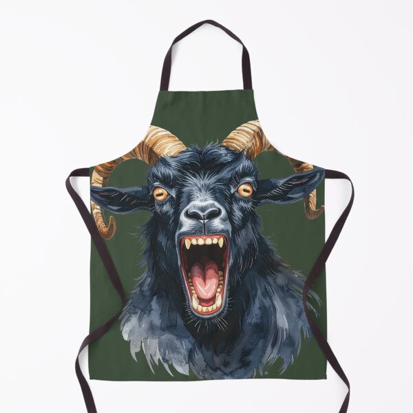 Item preview, Black ram shows teeth designed and sold by LiskoDesign.