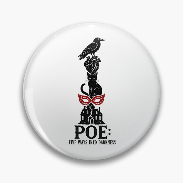 Item preview, Poe Five Ways Into Darkness Gothic Mask Graphic designed and sold by Fenay Designs.