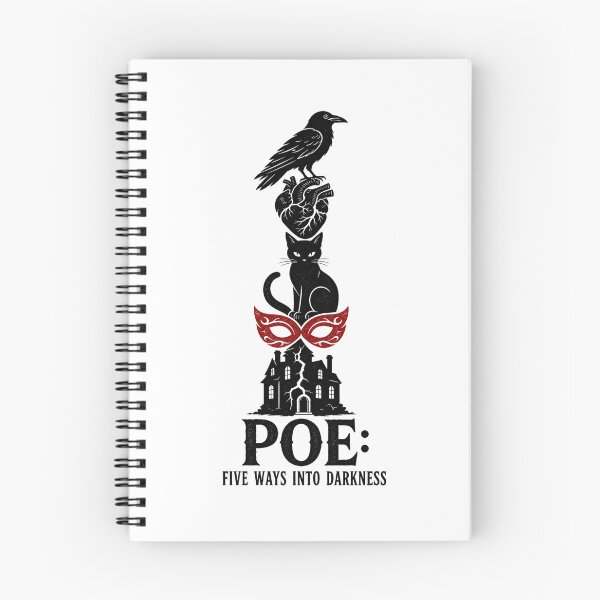 Item preview, Poe Five Ways Into Darkness Gothic Mask Graphic designed and sold by Fenay Designs.