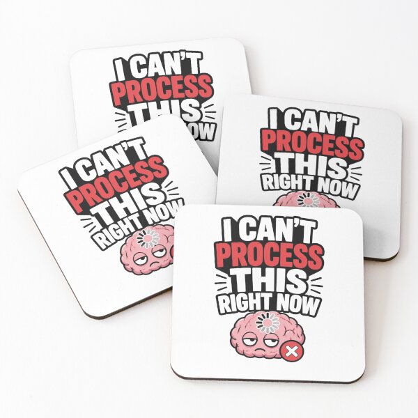 Item preview, I Can't Process This Right Now Funny Overthinking T-Shirt | Sarcastic Shirt designed and sold by Agith Loren – Digital Shadows.