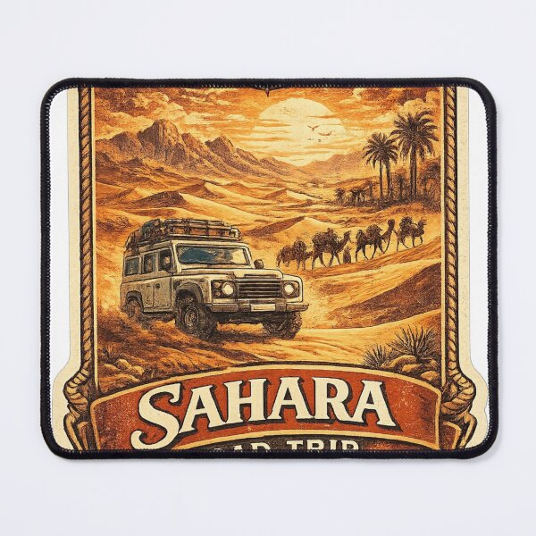 Item preview, Sahara Road Trip Vintage Adventure Badge | Morocco Desert Explorer designed and sold by FantasyFlicker.