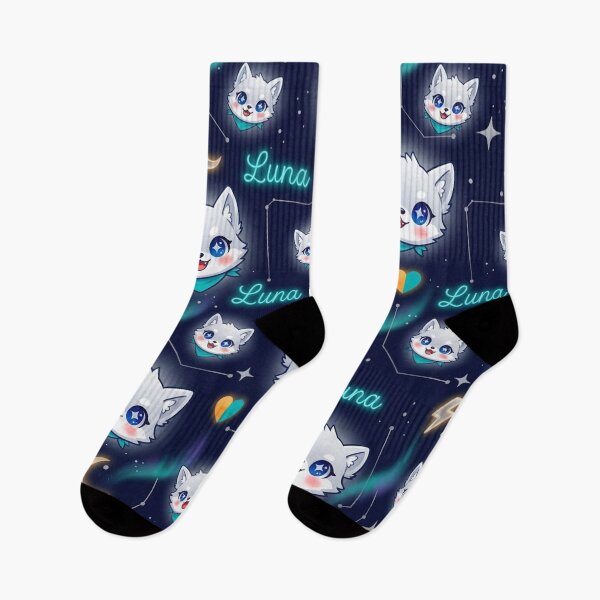 Item preview, Cyber Wolf Galaxy Pattern — Luna Futuristic Animal Art NeoTigLuna designed and sold by NeoTigLuna.