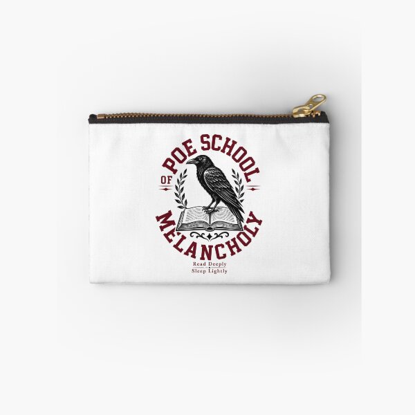 Item preview, Poe School of Melancholy Dark Academia Crest Design designed and sold by Fenay Designs.