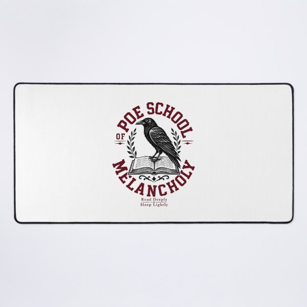 Item preview, Poe School of Melancholy Dark Academia Crest Design designed and sold by Fenay Designs.