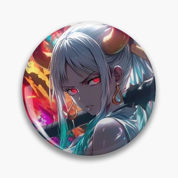 Item preview, Mystic Oni Anime Girl Art Print | Demon Waifu Neon Fantasy Japanese Aesthetic Wallpaper designed and sold by Dyan4.