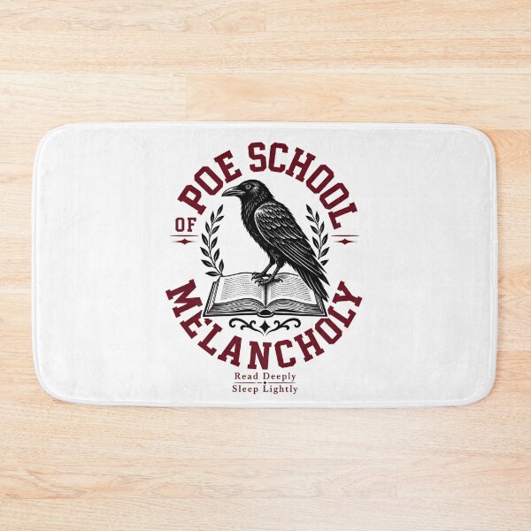Item preview, Poe School of Melancholy Dark Academia Crest Design designed and sold by Fenay Designs.