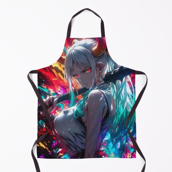 Item preview, Mystic Oni Anime Girl Art Print | Demon Waifu Neon Fantasy Japanese Aesthetic Wallpaper designed and sold by Dyan4.