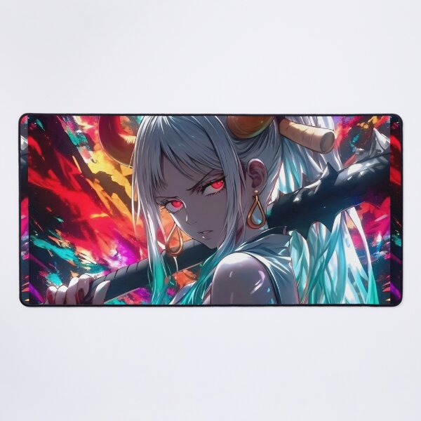 Item preview, Mystic Oni Anime Girl Art Print | Demon Waifu Neon Fantasy Japanese Aesthetic Wallpaper designed and sold by Dyan4.