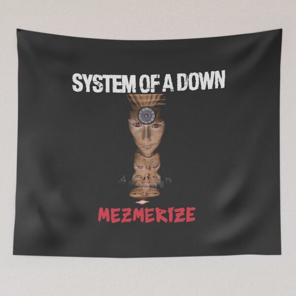 Item preview, System of a Down mezmerize album cover retro vintage fan art  designed and sold by Malkmkhlo-3.