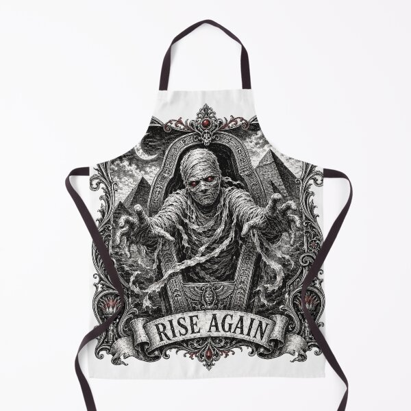 Item preview, The Mummy Rise Again - Gothic Horror Woodcut designed and sold by Riah Studio.