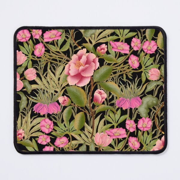 Item preview, Dense Pink Wildflower Meadow Seamless Pattern designed and sold by Grin Katalina Floral Patterns & Cozy Art.