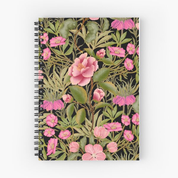 Item preview, Dense Pink Wildflower Meadow Seamless Pattern designed and sold by Grin Katalina Floral Patterns & Cozy Art.