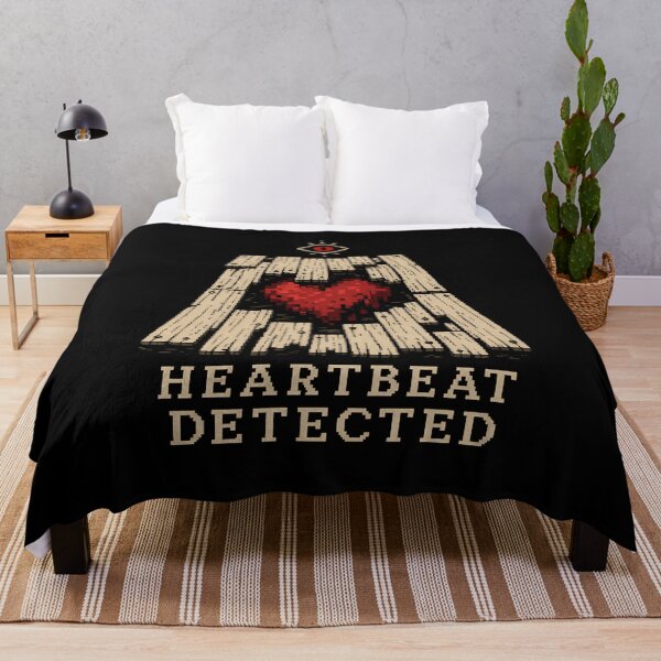 Item preview, Heartbeat Detected Tell-Tale Heart Pixel Art Gaming Parody designed and sold by Fenay Designs.