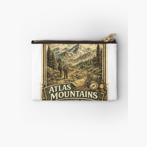 Item preview, Atlas Mountains Adventure Club Vintage Hiking Badge | Morocco Outdoors designed and sold by FantasyFlicker.