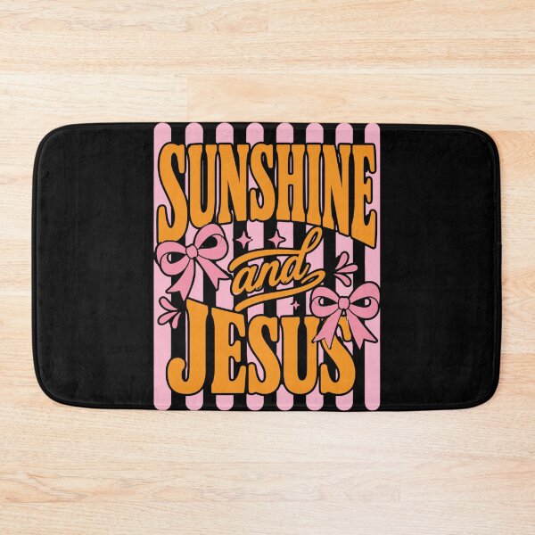 Item preview, retro Sunshine boho Jesus Summer faith gift designed and sold by Amzkao.