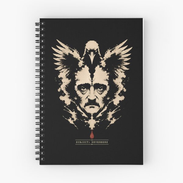 Item preview, Subject Nevermore Rorschach Inkblot Edgar Allan Poe Art designed and sold by Fenay Designs.