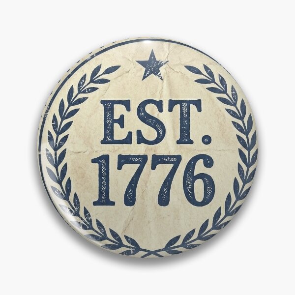 Item preview, Vintage EST 1776 Patriotic Seal designed and sold by Lamlamiu.