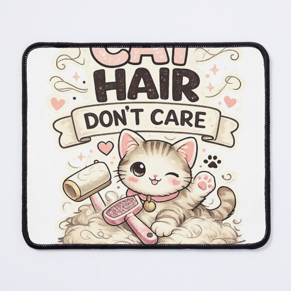 Item preview, Cat Hair Don’t Care Cute Kitty Design designed and sold by PET ZONE.