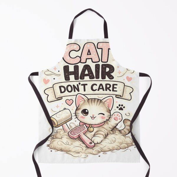 Item preview, Cat Hair Don’t Care Cute Kitty Design designed and sold by PET ZONE.