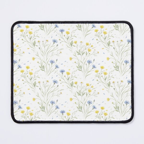 Item preview, Midnight Wildflowers Meadow Botanical Pattern designed and sold by Opal Aura .