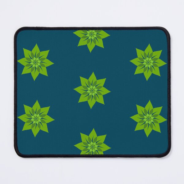 Item preview, Zen Garden Green Geometric Mandala Floral Pattern designed and sold by Jyoti-Quotes.