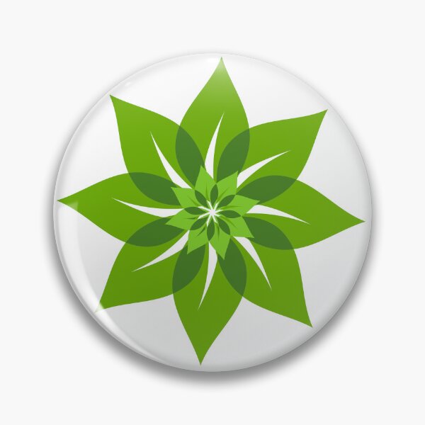 Item preview, Zen Garden Green Geometric Mandala Floral Pattern designed and sold by Jyoti-Quotes.