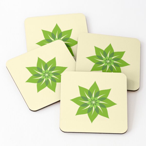 Item preview, Zen Garden Green Geometric Mandala Floral Pattern designed and sold by Jyoti-Quotes.