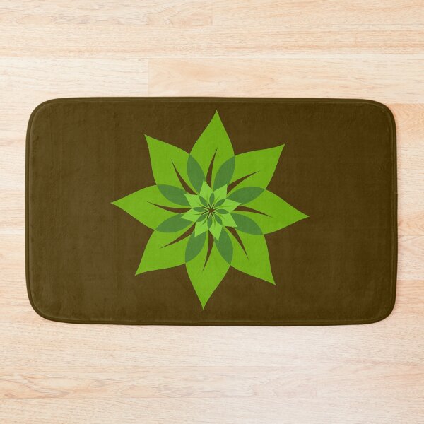 Item preview, Zen Garden Green Geometric Mandala Floral Pattern designed and sold by Jyoti-Quotes.