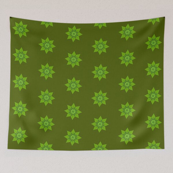 Item preview, Zen Garden Green Geometric Mandala Floral Pattern designed and sold by Jyoti-Quotes.
