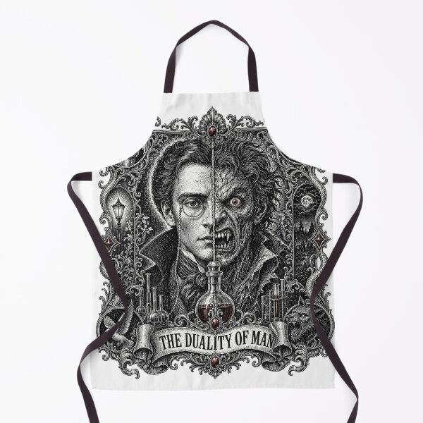 Item preview, Jekyll and Hyde Duality of Man - Gothic Woodcut designed and sold by Riah Studio.