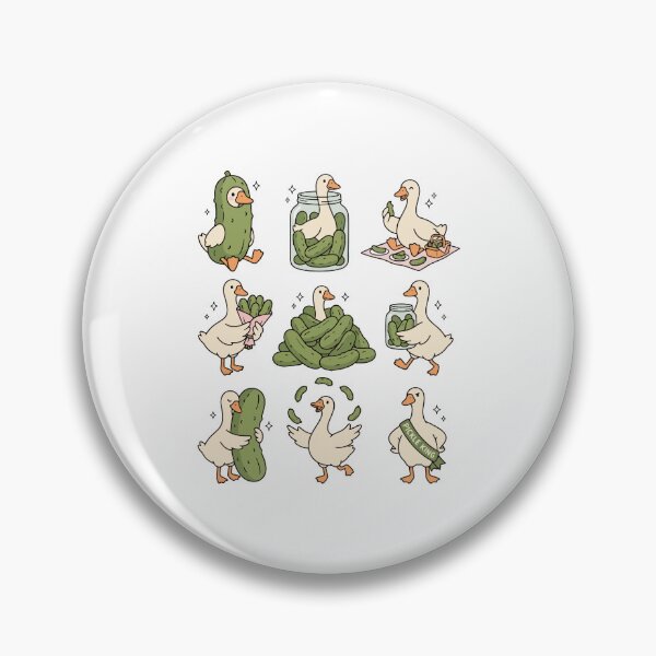 Item preview, Funny Pickle Goose Vintage Cute Duck Pickle Lover Meme designed and sold by abig-eiyana.