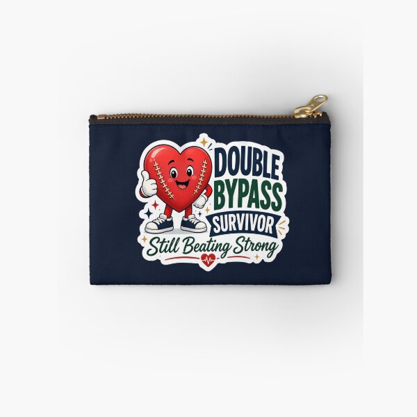 Item preview, Cute Heart Double Bypass Survivor - Kawaii Mascot Art designed and sold by BlackSector77.